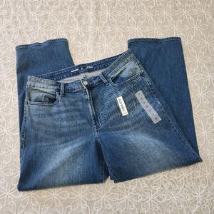 Old Navy High Rise Wow Loose Jeans 14 Short / Petite NWT